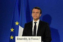 Macron élu président avec près de deux tiers des voix face à Le Pen