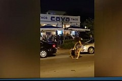 (Vidéo) Deux filles se battent et finissent en string en pleine rue
