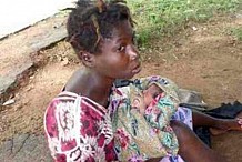 Gagnoa: Une folle maltraite son bébé