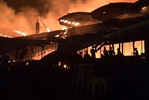 Côte d'ivoire: grave incendie sur le marché d'Abobo à Abidjan