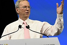 Eric Schmidt, le président d'Alphabet, maison-mère de Google, quitte ses fonctions