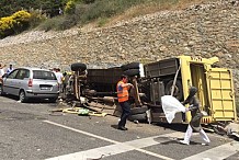 Turquie: 11 morts et 46 blessés dans un accident de bus