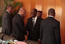 Le ministre Jean Claude Brou prend conseils auprès d’Alassane Ouattara