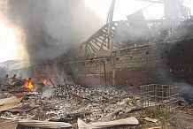Marcory : Plusieurs habitations brûlées, les sapeurs-pompiers pris à partie
