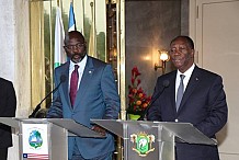 Liberia : à Abidjan, George Weah prône un renforcement des liens avec la Côte d’Ivoire