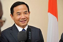 Tang Wiebin, ambassadeur de la Chine en Côte d’Ivoire aux journalistes: « Les relations entre la Côte d’Ivoire et la Chine se sont intensifiées davantage »
