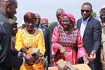 Autonomisation de la femme : La Ministre Mariatou Koné pose la première pierre de l’IFEF de Gbon
