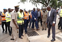 Le ministre Amédée Kouakou satisfait des travaux de réhabilitation des tronçons Bassam-Noé et Abidjan-Alépé