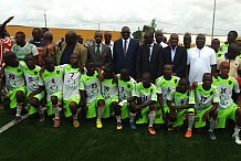 Inauguration de la pelouse synthétique du complexe sportif Jesse Jackson de Yopougon