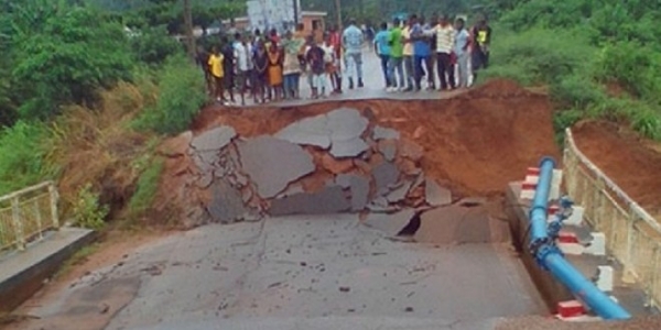 Lakota : La route Lakota-NiambÃ©zaria coupÃ©e