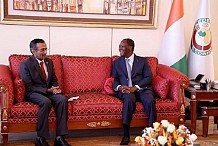 Les adieux de l’ambassadeur de l’Inde au Président Ouattara