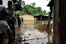 Sud-Est ivoirien: une trentaine d’habitations détruites à Aboisso suite à la crue du fleuve Bia