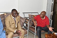 Kouadio Konan Bertin dit KKB en visite chez Lida Kouassi et Assoa Adou