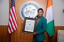L’Ivoirienne Murielle Ahouré faite citoyenne d'honneur de la ville de Houston aux USA