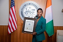 L’Ivoirienne Murielle Ahouré faite citoyenne d'honneur de la ville de Houston aux USA