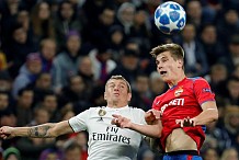 Ligue des champions: le Real Madrid, tenant du titre, battu à Moscou