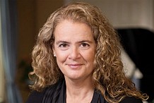 La gouverneure générale du Canada, Julie Payette faite citoyenne d’honneur de la ville d’Abidjan