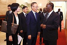 La Chine veut accélérer la mise en œuvre des accords signés avec la Côte d’Ivoire
