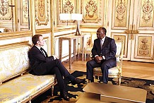 Le Chef de l’Etat a eu un entretien avec son homologue français au Palais de l’Elysée