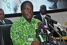 Bédié annonce la création d’une plate forme des partis politiques de l’opposition ivoirienne