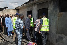 Le maire de Yopougon solidaire des victimes de l’incendie de la cité policière de sa commune