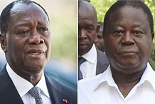 Duel au sommet RHDP- PDCI : Ouattara envoie un message à Bédié