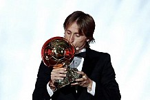 Luka Modric sacré devant Cristiano Ronaldo et Antoine Griezmann