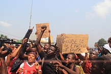 Manifestation de colère de victimes à Abobo au Nord d'Abidjan contre l'acquittement de Gbagbo