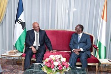 Le Chef de l’Etat a eu des entretiens avec le Directeur Exécutif du PAM et le Roi du Lesotho