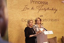 Inauguration à Abidjan de la 2è exposition «d'objets uniques» de la princesse Ira De Fürstenberg