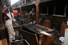 Un incendie ravage 16 boxes de détaillants à l’abattoir de Port-Bouët, dans le Sud d’Abidjan
