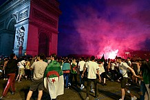 Une famille fauchée, des magasins des Champs-Elysées pillés après la victoire de l'équipe de foot d'Algérie sur la Côte d'Ivoire