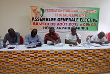 Fédération ivoirienne de natation: Vremen Serge Yvon réélu pour un 3è mandat de 4 ans