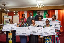 Entreprenariat féminin: 447,5 millions FCFA pour 30 femmes en Côte d’Ivoire