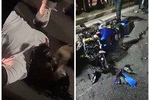 Arafat Dj victime d’un grave accident de moto