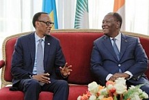 Visite de travail : Le Président du Rwanda, Paul Kagamé, à Abidjan le 14 octobre