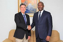 Coopération/ Le Nouveau représentant de l’Unicef pour la Côte d’Ivoire chez le Ministre Mamadou Touré