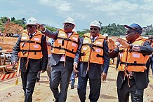 4ème pont d’Abidjan: Les travaux “avancent correctement”, assure Amédé Kouakou