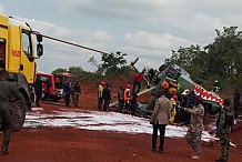Côte d’Ivoire: 2 blessés dans la collision de 2 hélicoptères à l’aérodrome de Katiola