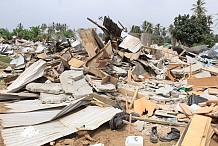 Début du déguerpissement des habitants aux alentours de l’aéroport d’Abidjan