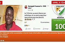 La police ivoirienne lance un appel à témoin pour retrouver un individu appelant à la haine