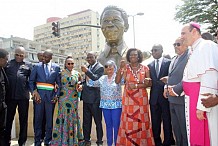 Henriette Bédié et Simone Gbagbo côte à côte à Abidjan à l’inauguration d’un parc pour la réconciliation