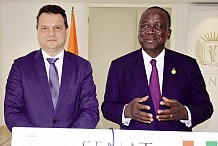 Forum des collectivités décentralisées : Le Coordonnateur des Systèmes des Nations Unies échange avec le président Sénat ivoirien
