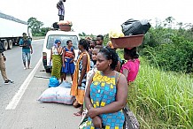 COVID-19: La police intercepte plusieurs véhicules pour violation du dispositif d'isolement du Grand Abidjan