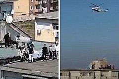 Coronavirus en Italie : Un barbecue sur le toit? La police débarque en hélico Coronavirus en Italie : Un barbecue sur le toit? La police débarque en hélico