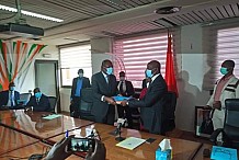 Allocution à la cérémonie de passation de charge avec le Ministre Abdallah Albert Toikeusse MABRI