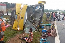 Autoroute du Nord: Un accident impliquant un car fait 67 victimes dont 2 morts
