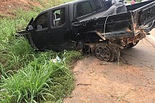 Accident du cortège du Directeur Général de la Police de Côte d’Ivoire