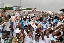 Le président Alassane Ouattara investi candidat à la présidentielle d’octobre