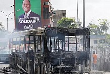 Des affrontements sporadiques dans plusieurs villes ivoiriennes